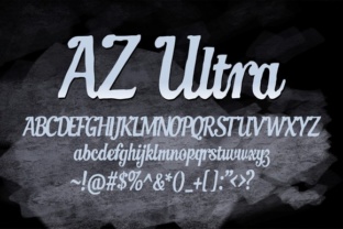 AZ Ultra: A Display Font Built for Flexible Italic Headlines
