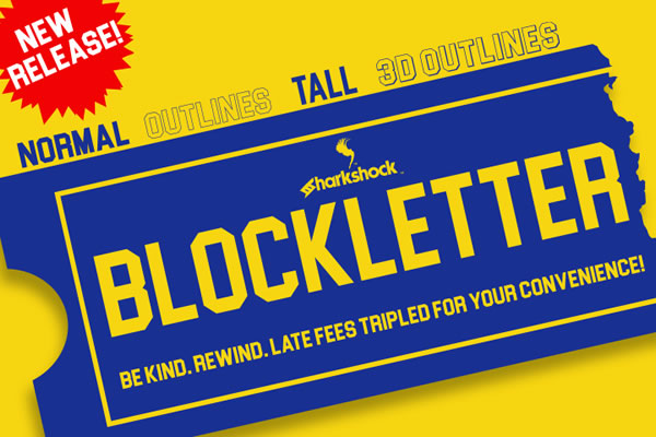 Blockletter: The Definitive Movie Night Font