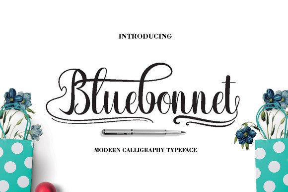 Bluebonnet and the Renaissance of Decorative Script Fonts in Modern Branding