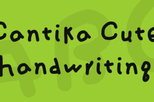 Cantika Cute Handwriting: A Practical Look at a Distinctive Script Font