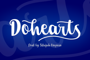 Dohearts: A Handcrafted Typeface by Situjuh Nazara