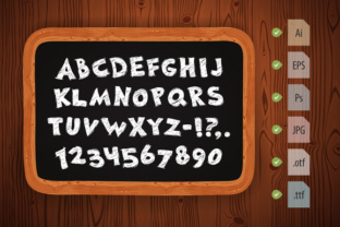 Hand Drawn Chalked: A Display Font for Creative Projects