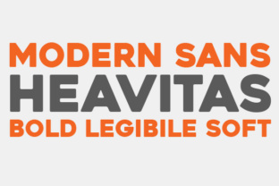Heavitas: A Modern Bold Elegant Sans Serif That Speaks to Today’s Design Demands