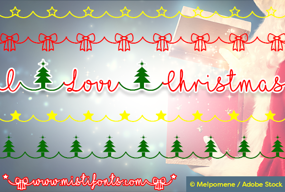 I Love Christmas: A Practical Look at Misti's Fonts' Festive Typeface
