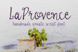 La Provence: The Hand-Drawn Calligraphy Script That Brings Elegance to Everyday Design