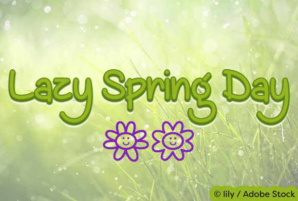 Lazy Spring Day: A Playful Hand-Drawn Font for Warm-Weather Projects