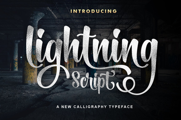 Lightning Script: A Handwritten Typeface That Brings Artistry to Modern Design