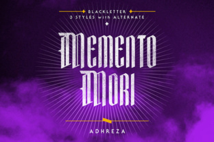 Memento Mori: Embracing Mortality as a Workflow Anchor and Modern Blackletter Typeface