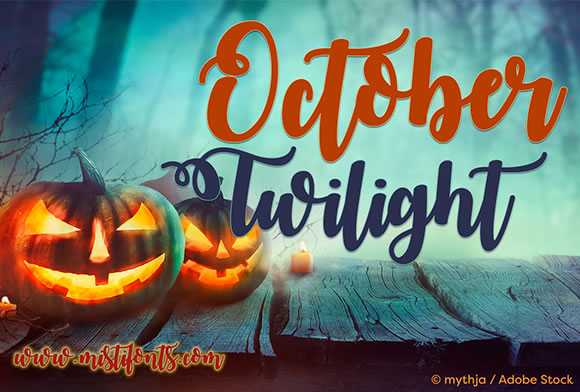 October Twilight: A Creative Font for Designers