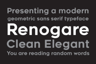 Renogare: A Clean Sans Serif Font for Strategic Design Decisions