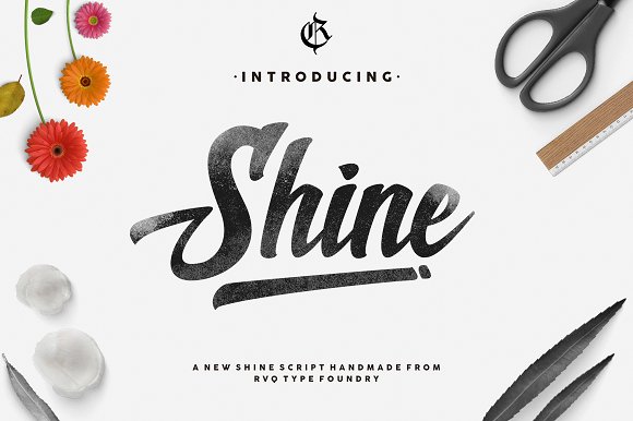 Shine Font: Bold Marker Elegance for Impactful Design