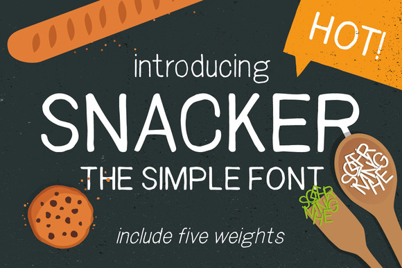 Snacker: The Hand-Lettered Font That Balances Calm and Character