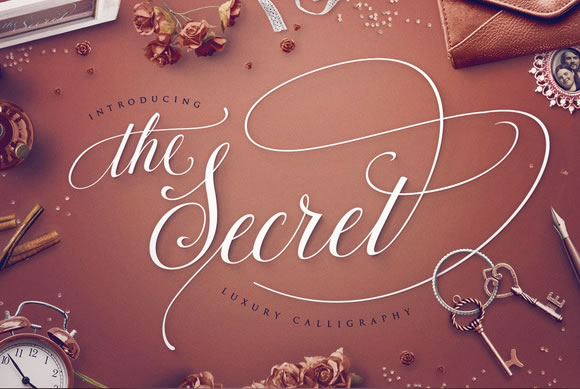 The Secret: A Calligraphy Font Built for Designers Who Value Detail