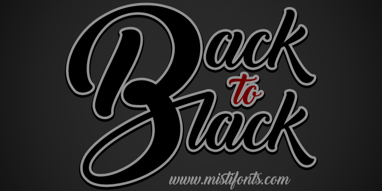 The Stunning Back to Black Font: A Craft Loverβs Dream for Adding Personal Charm