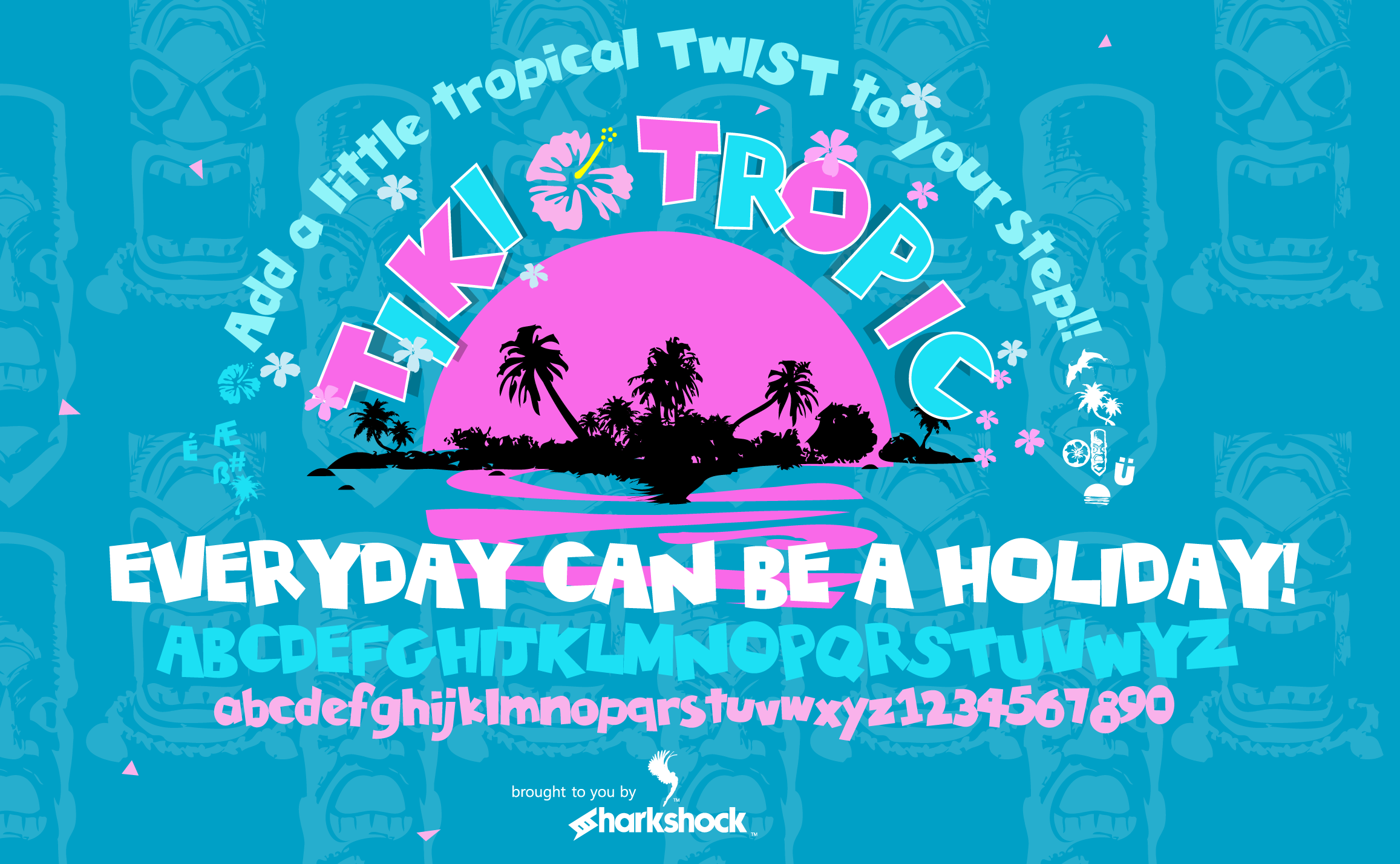 Tiki Tropic: A Display Font Built for Island-Inspired Design