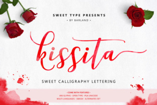 Unlock Endless Creativity with Kissita: A Stunning Collection of 16 Calligraphy Fonts