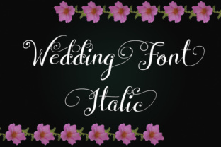 Wedding Font Italic: A Versatile Script for Modern Creators