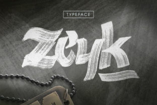 Zeyk: A Bold Hand Brush Font for Impactful Design